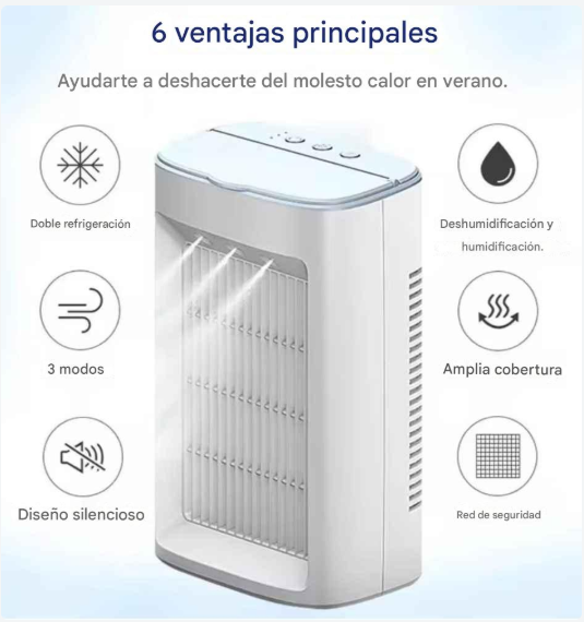 ❄️ Air Cool – Refresca tu Espacio en Segundos 💨